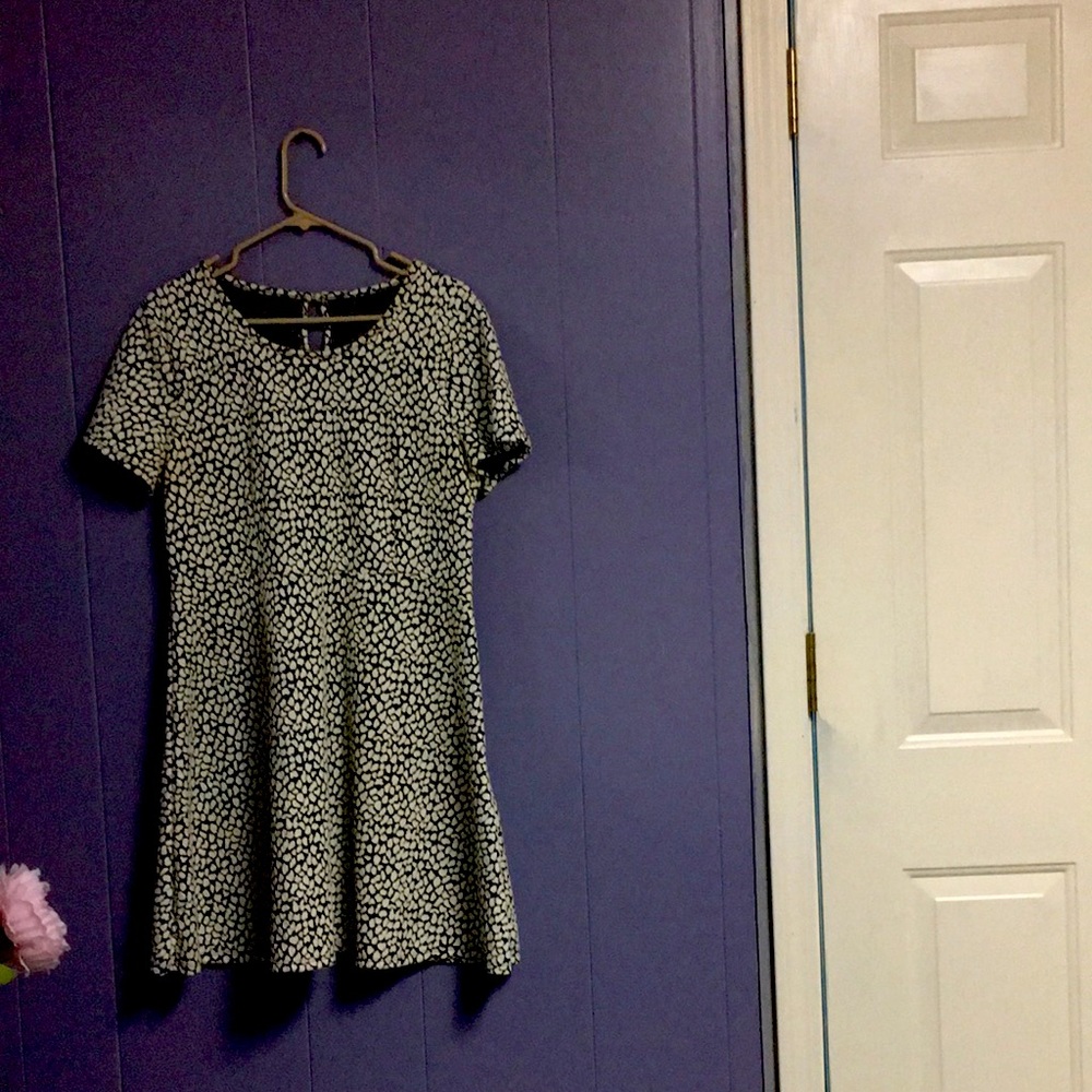 Apt. 9 L Black & White Dress
